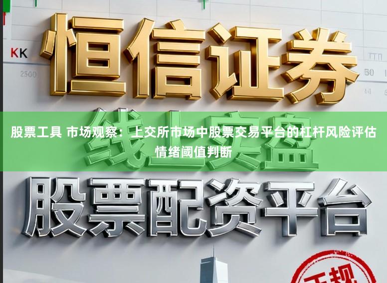 股票工具 市场观察：上交所市场中股票交易平台的杠杆风险评估情绪阈值判断