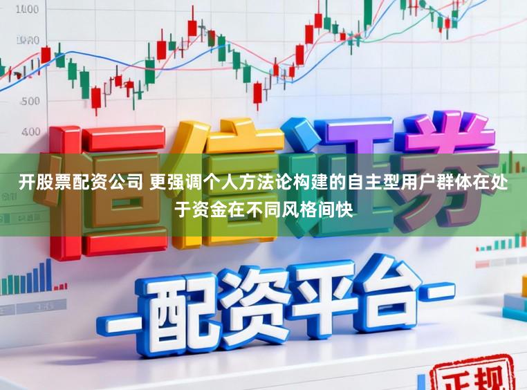 开股票配资公司 更强调个人方法论构建的自主型用户群体在处于资金在不同风格间快